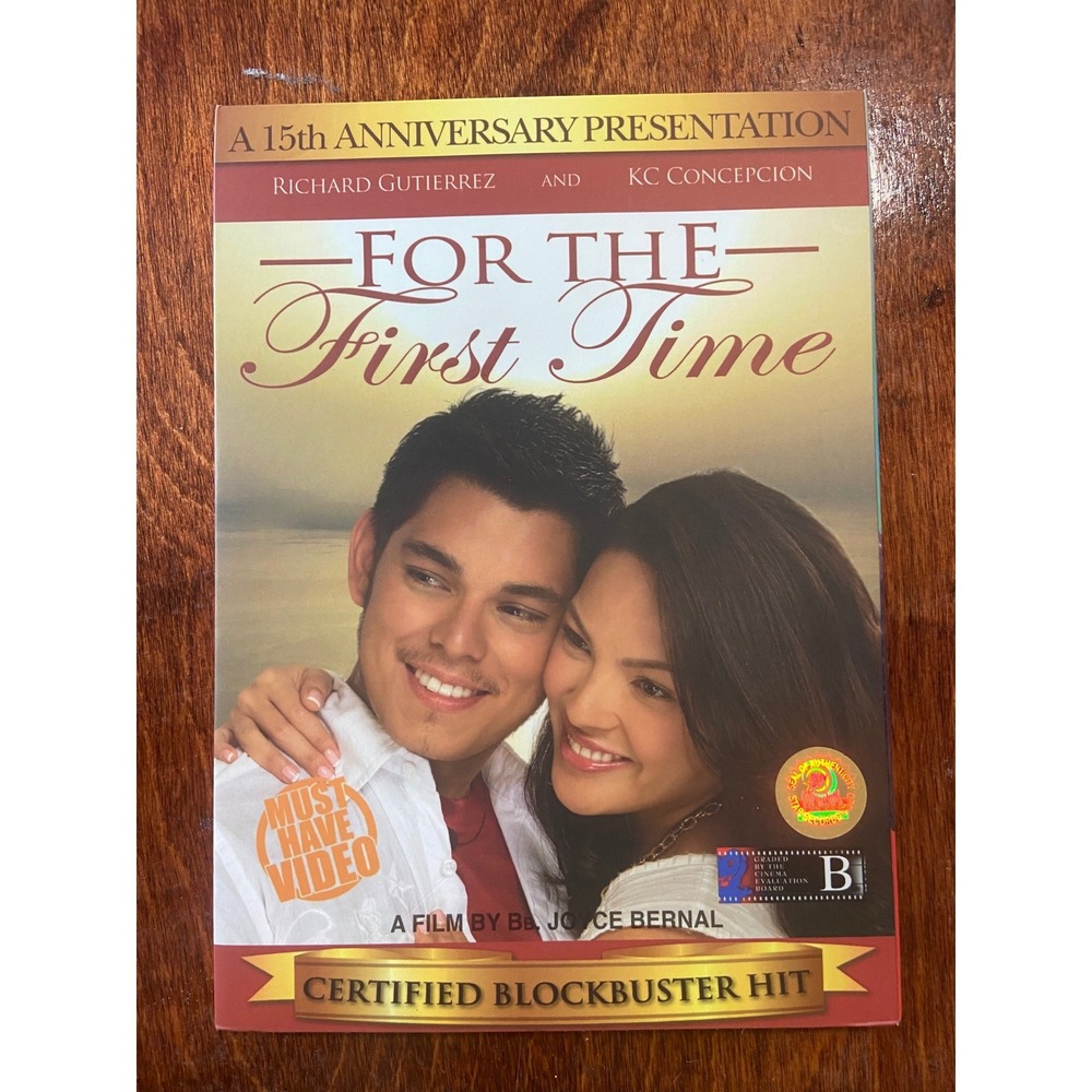 For The First Time DVD Richard Gutierrez KC Concepcion Star Cinema Movie